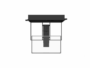 Supporto TV da soffitto con apertura Basculante Ral 9003 Bianco Opaco per TV fino a 42 PL - immagine 5